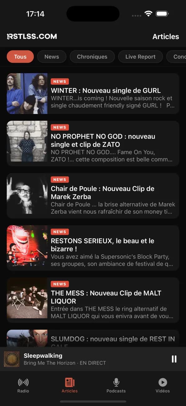 Les articles
