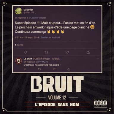 Pochette de Le Bruit