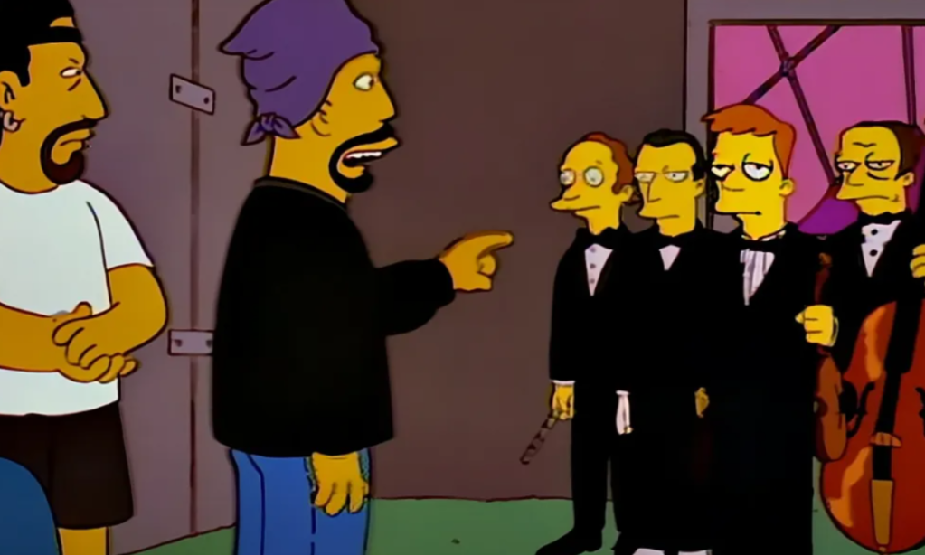 CYPRESS HILL dans les SIMPSONS.