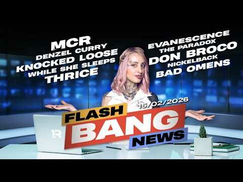 Actu' Metal de la Semaine | WHILE SHE SLEEPS jettent l'éponge? 🧽 | Flash Bang News du 15/02/2026