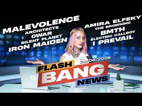 Actu' Metal de la Semaine | ça va être tout noir! 💡| Flash Bang News du 28/06/2026