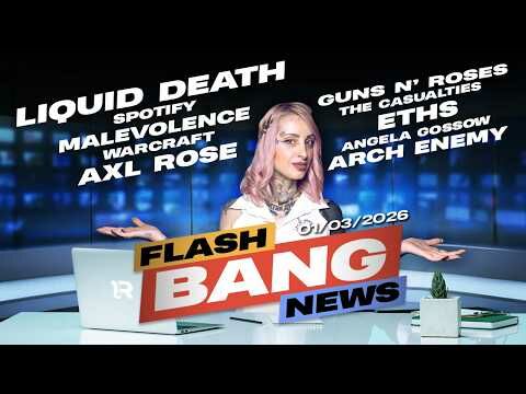 Actu' Metal de la Semaine | Ecouter de la musique après la M*RT? ⚱️ | Flash Bang News du 01/03/2026